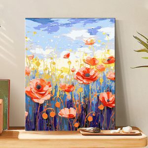 Kit de pintura de rosas