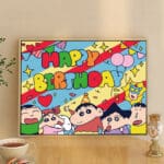 Kit de pintura  Animada de Shin Chan cumpleaños