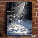 Kit de pintura Mariposas blancas