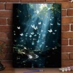 Kit de pintura Mariposas en bosque