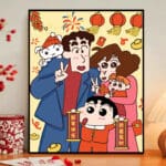 Kit de pintura de Shin Chan nuevo chino