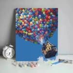 Kit de pintura de casa flotante con globos