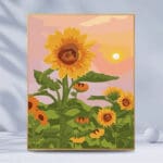 Kit de pintura de girasoles