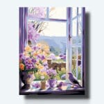 Kit de pintura de pájaros en la ventana